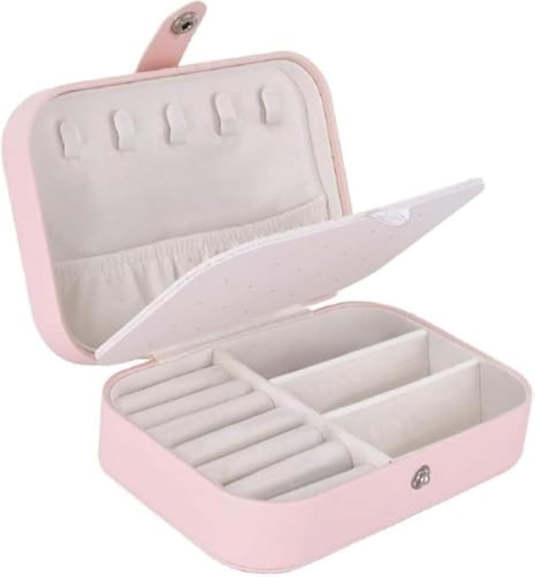 PU Leather Travel Jewelry Box Organizer